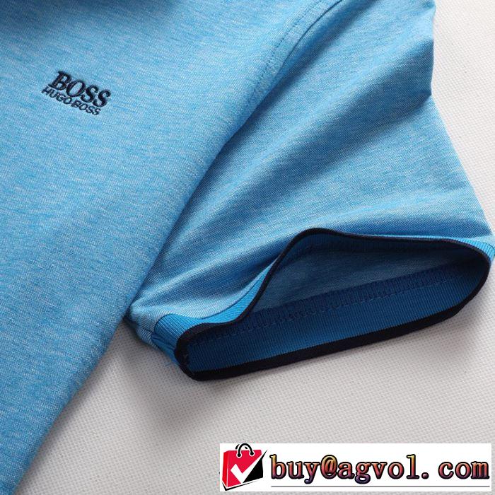 半袖Tシャツ  ヒューゴボス オシャレ印象で人気の高い HUGO BOSS  2019即旬な装いに 2色可選 夏らしい季節感