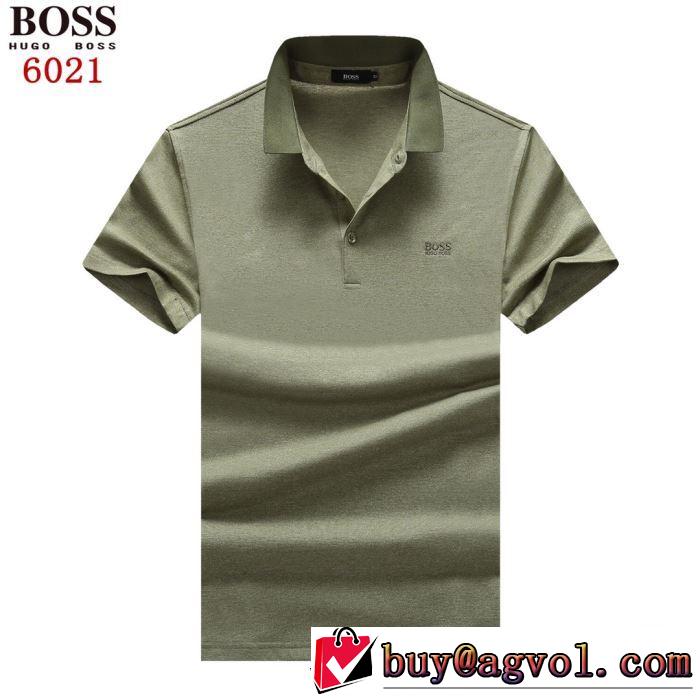 3色可選 クールな印象を引き立て ヒューゴボス HUGO BOSS この夏は注目新作半袖Tシャツ 2019年の夏のマスト