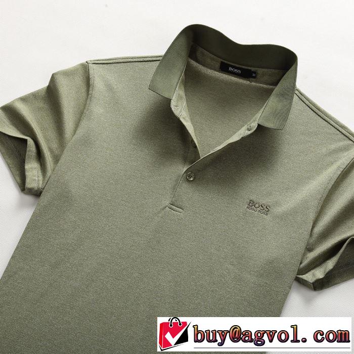 3色可選 クールな印象を引き立て ヒューゴボス HUGO BOSS この夏は注目新作半袖Tシャツ 2019年の夏のマスト