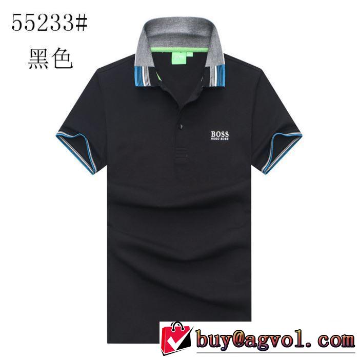 大人らしく仕上げ ヒューゴボス HUGO BOSS 2019年春夏シーズンの人気 半袖Tシャツ 多色可選 わやか夏スタイル新品 