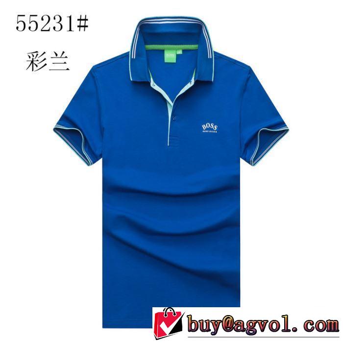 半袖Tシャツ ぜひ今年のトレンドをチェック ヒューゴボス 2019年春夏流行ファッションHUGO BOSS デザイン抜群のアイテム  3色可選