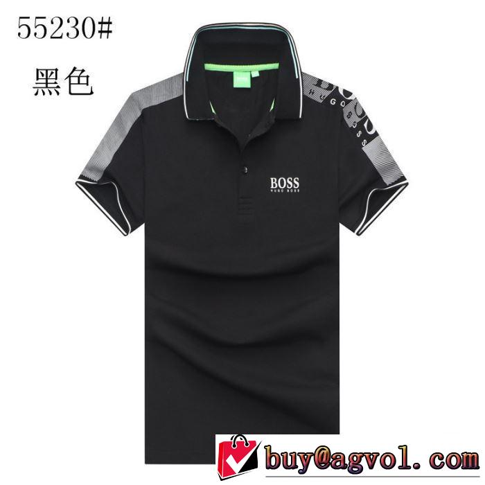 多色可選 トレンド感があって涼しげ ヒューゴボス HUGO BOSS  半袖Tシャツ 2019年夏の一押しファッションアイテム 