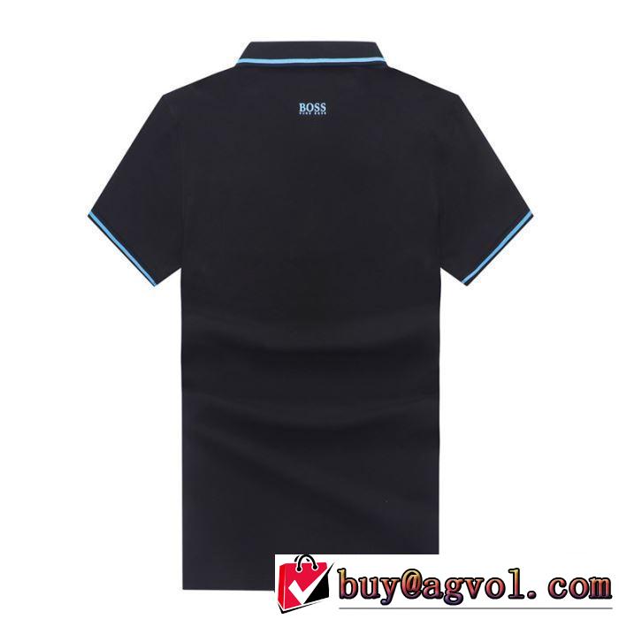 ヒューゴボス HUGO BOSS 夏の大人カジュアルスタイル  半袖Tシャツ 3色可選 2019年最新ファッション