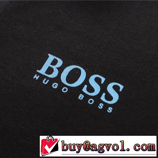 ヒューゴボス HUGO BOSS 夏の大人カジュアルスタイル  半袖Tシャツ 3色可選 2019年最新ファッション