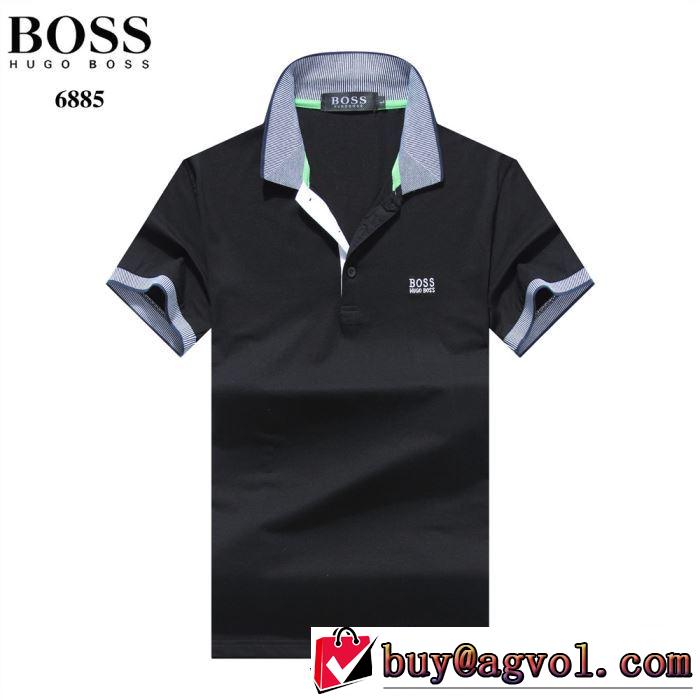 上品な涼やかさある印象に ヒューゴボス  多色可選 HUGO BOSS  2019春夏トレンドアイテム半袖Tシャツ 夏らしい品格が漂う 