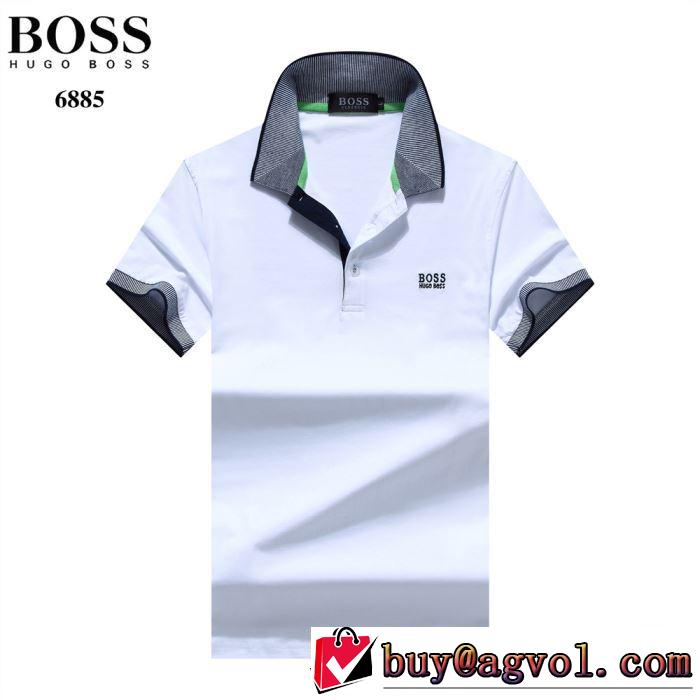 上品な涼やかさある印象に ヒューゴボス  多色可選 HUGO BOSS  2019春夏トレンドアイテム半袖Tシャツ 夏らしい品格が漂う