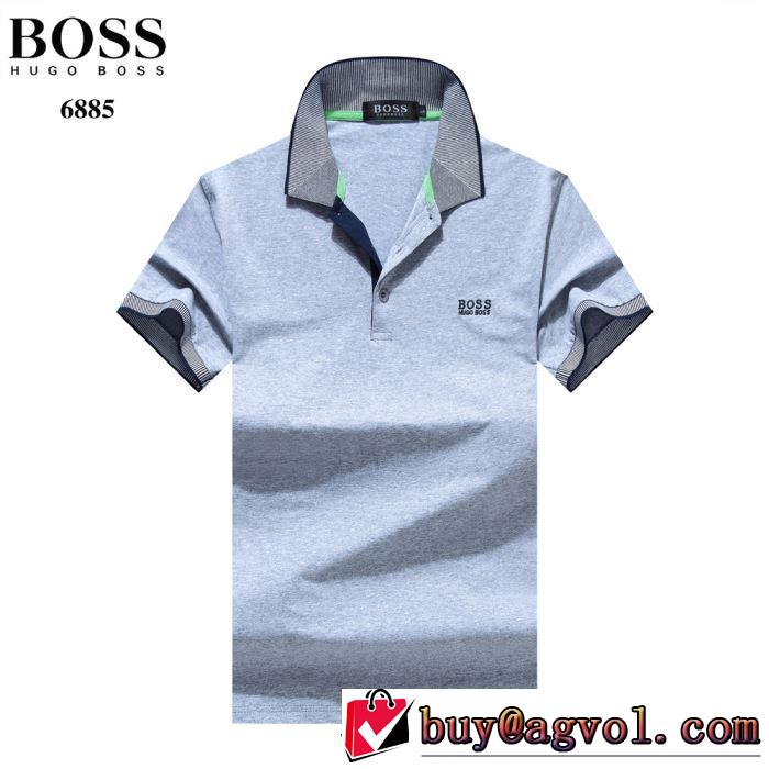 上品な涼やかさある印象に ヒューゴボス  多色可選 HUGO BOSS  2019春夏トレンドアイテム半袖Tシャツ 夏らしい品格が漂う