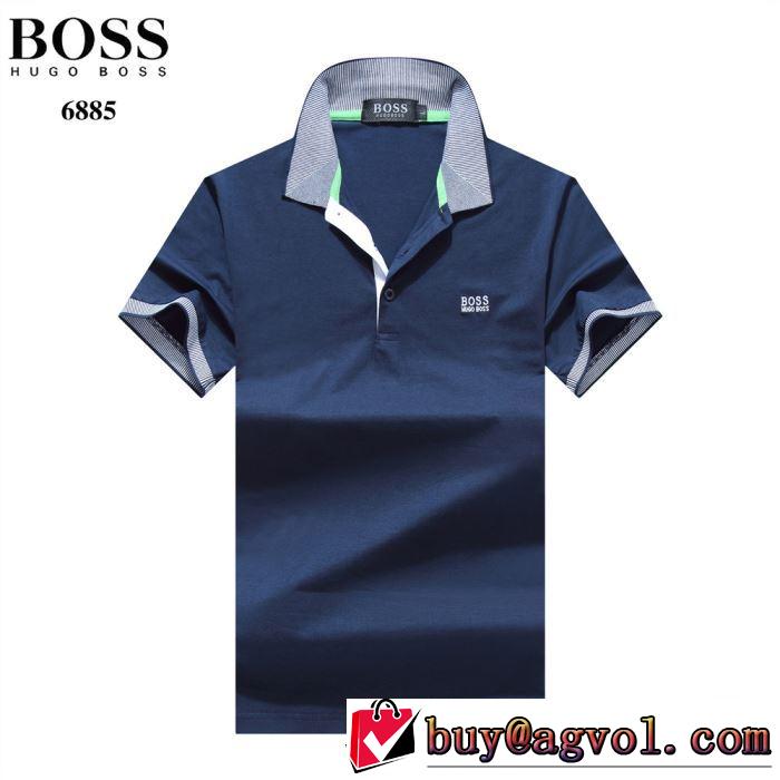 上品な涼やかさある印象に ヒューゴボス  多色可選 HUGO BOSS  2019春夏トレンドアイテム半袖Tシャツ 夏らしい品格が漂う