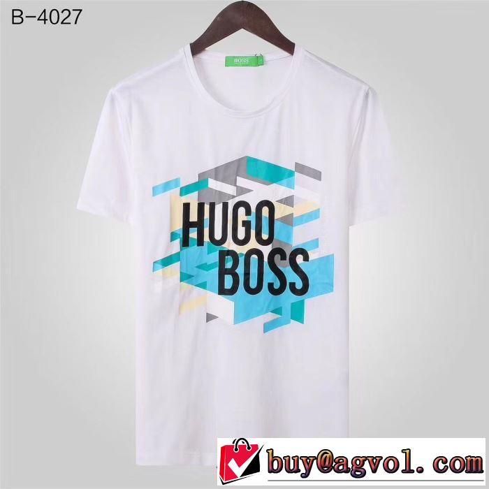 多色可選 最も目立ったブランド新品 ヒューゴボス HUGO BOSS 2019夏色っぽさ  半袖Tシャツ  オシャレアイテム
