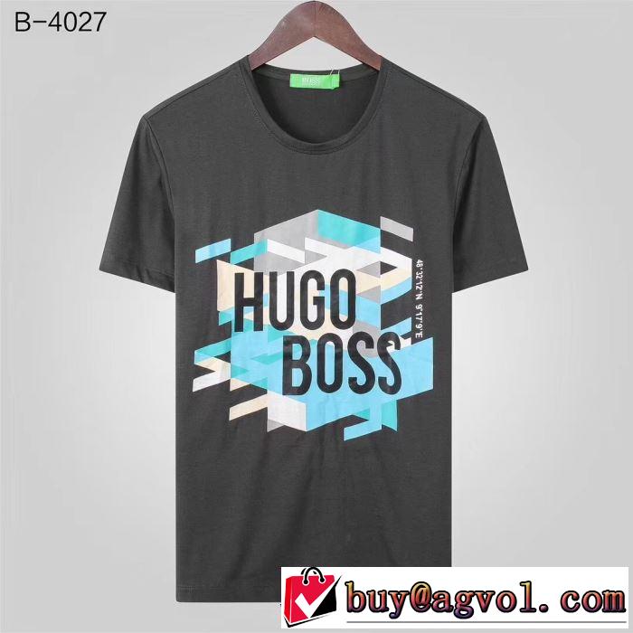 多色可選 最も目立ったブランド新品 ヒューゴボス HUGO BOSS 2019夏色っぽさ  半袖Tシャツ  オシャレアイテム