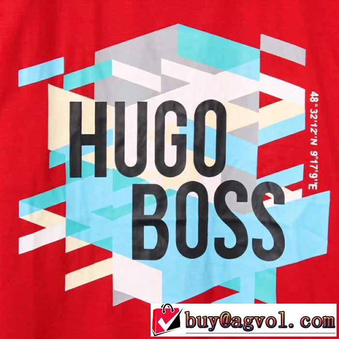多色可選 最も目立ったブランド新品 ヒューゴボス HUGO BOSS 2019夏色っぽさ  半袖Tシャツ  オシャレアイテム