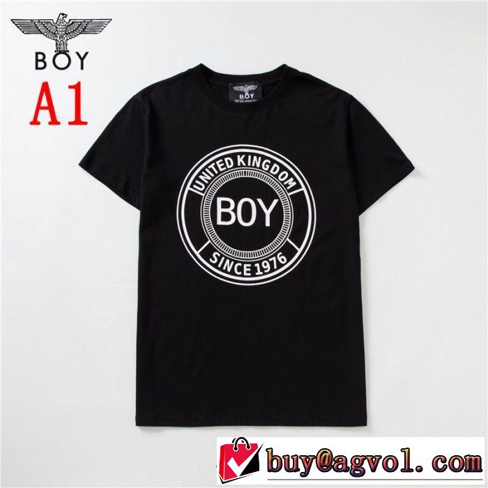 大人カジュアル上手に ボーイロンドン 2019SS BOY LONDON 最近のトレンドアイテム Tシャツ/半袖  2色可選