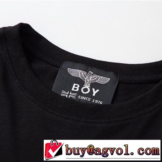 大人カジュアル上手に ボーイロンドン 2019SS BOY LONDON 最近のトレンドアイテム Tシャツ/半袖  2色可選