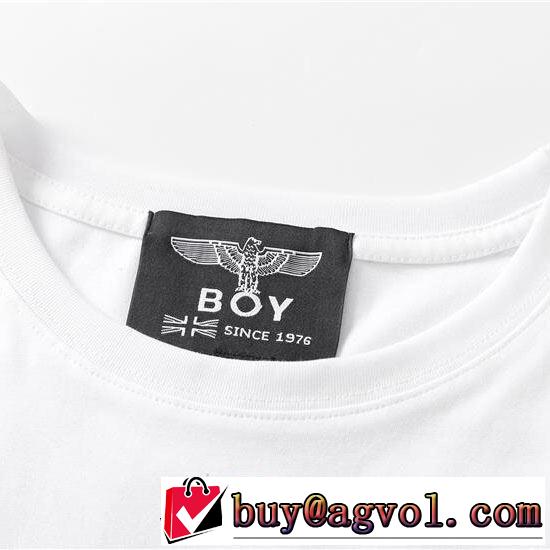 特に夏は人気アイテムBOY LONDON  2019年春夏シーズンの人気Tシャツ/半袖  2色可選 ボーイロンドン