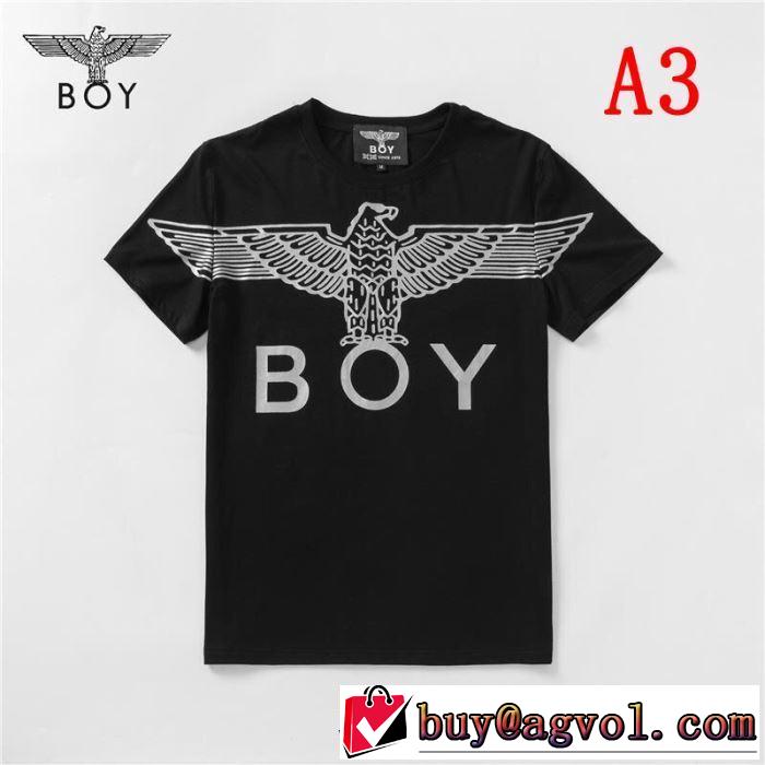 3色可選 カジュアルファッションを楽しもう ボーイロンドン BOY LONDON  Tシャツ/半袖 2019年最新ファッション