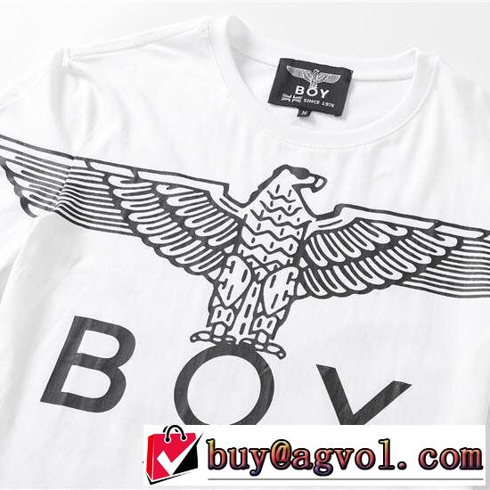3色可選 カジュアルファッションを楽しもう ボーイロンドン BOY LONDON  Tシャツ/半袖 2019年最新ファッション