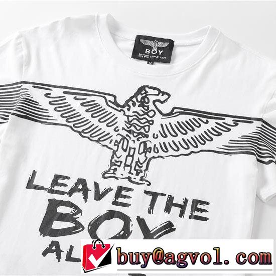 ボーイロンドンおしゃれデザインも大人気 BOY LONDON  2色可選2019SSのトレンド商品 Tシャツ/半袖