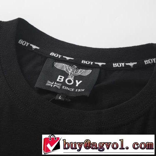 今季は特に注目ファション Tシャツ/半袖  2色可選 夏トレンドアイテム ボーイロンドン BOY LONDON