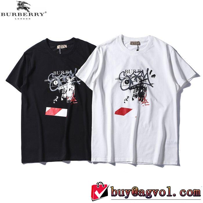 BURBERRY バーバリー 半袖Tシャツ 2色可選 2019年春夏流行ファッション 今年もトレンド