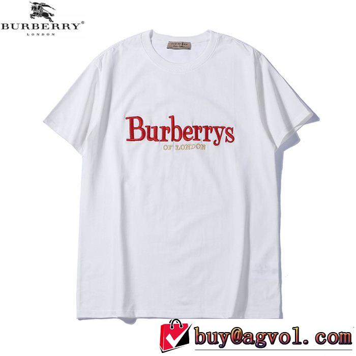 今年の夏は着こなし BURBERRY バーバリー 半袖Tシャツ 2色可選 春夏の流行りトップス