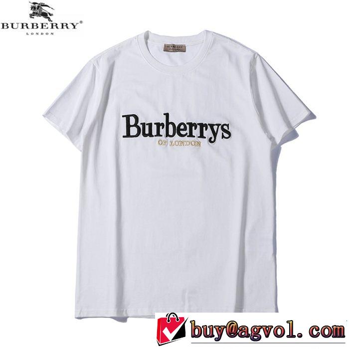 今年の夏は着こなし BURBERRY バーバリー 半袖Tシャツ 2色可選 春夏の流行りトップス