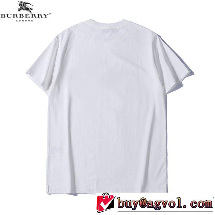 今年の夏は着こなし BURBERRY バーバリー 半袖Tシャツ 2色可選 春夏の流行りトップス