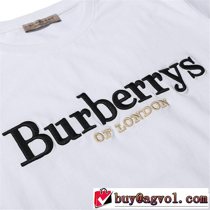 今年の夏は着こなし BURBERRY バーバリー 半袖Tシャツ 2色可選 春夏の流行りトップス