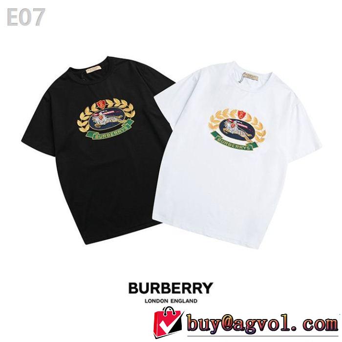  2019即旬な装いに バーバリー BURBERRY 今シーズン人気のアイテム 2色可選 Tシャツ/ティーシャツ