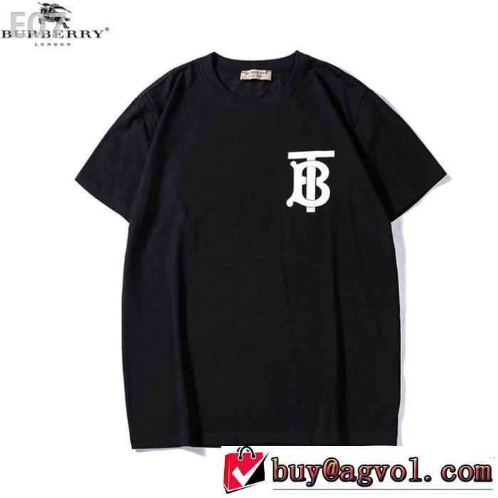 目を引く存在感抜群  3色可選 魅力的な今年らしい Tシャツ/ティーシャツ 切りっぱなしデザインバーバリー BURBERRY