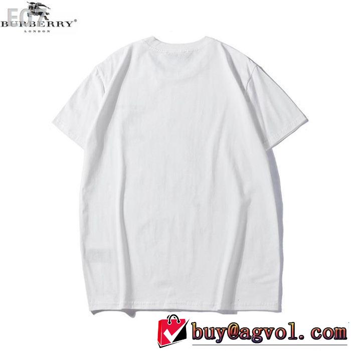 目を引く存在感抜群  3色可選 魅力的な今年らしい Tシャツ/ティーシャツ 切りっぱなしデザインバーバリー BURBERRY