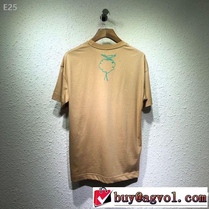 3色可選 夏らしい爽やかさ バーバリー BURBERRY  2019夏色っぽさ Tシャツ/ティーシャツ カジュアルを一歩大人に