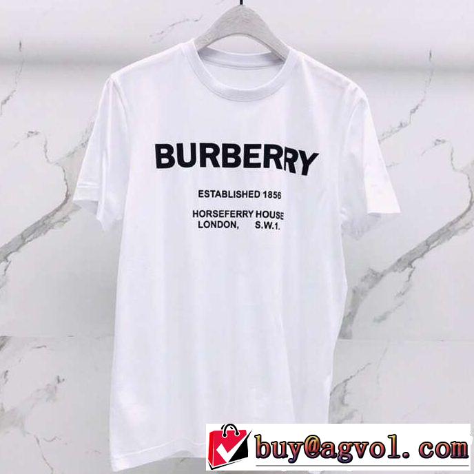 ブラッシュアップして華やかに バーバリー BURBERRY 品のよさを感じさ 3色可選 きちんと感が抜群 Tシャツ/ティーシャツ