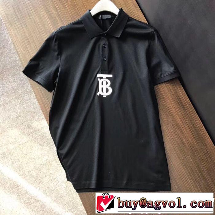  春夏のトレンドアイテムバーバリー BURBERRY クラシカルな雰囲気 3色可選 Tシャツ/ティーシャツ 大胆なデザイン 