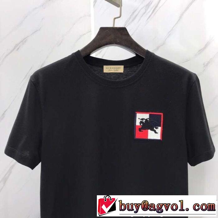Tシャツ/ティーシャツ風通しのよい バーバリー BURBERRY 2019年春夏流行ファッション 2色可選