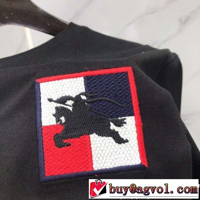 Tシャツ/ティーシャツ風通しのよい バーバリー BURBERRY 2019年春夏流行ファッション 2色可選