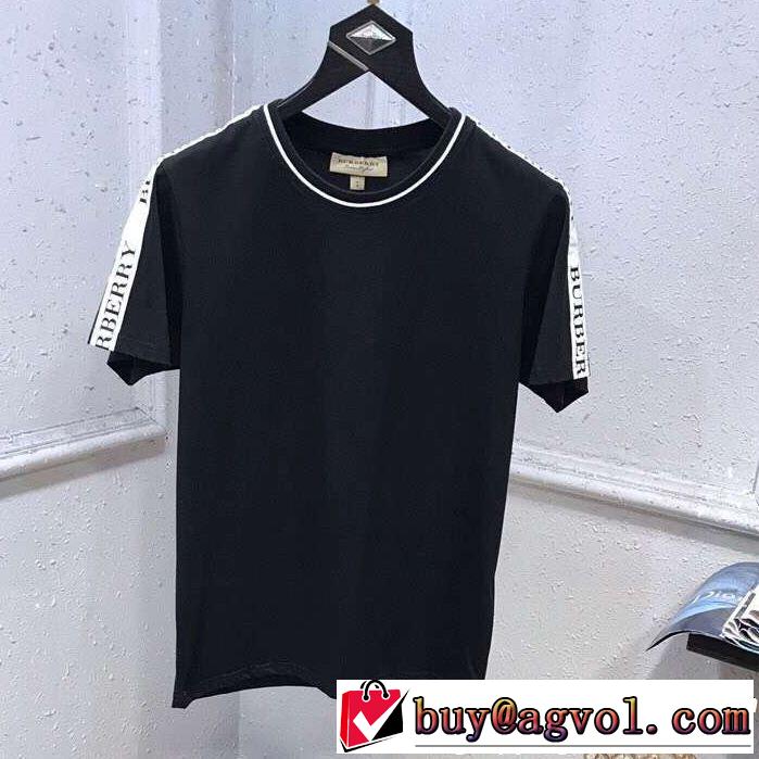  スタイルを綺麗にTシャツ/ティーシャツ 抜け感のある夏着物 バーバリー BURBERRY 今季流行りの人気新作 2色可選