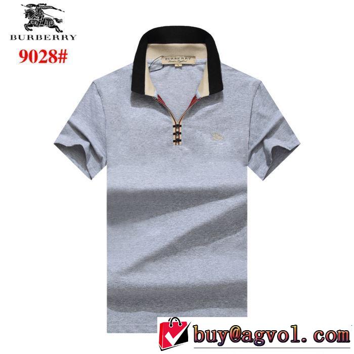 清涼感とカジュアルスタイル 2019即旬な装いに BURBERRY バーバリー  半袖Tシャツ 4色可選