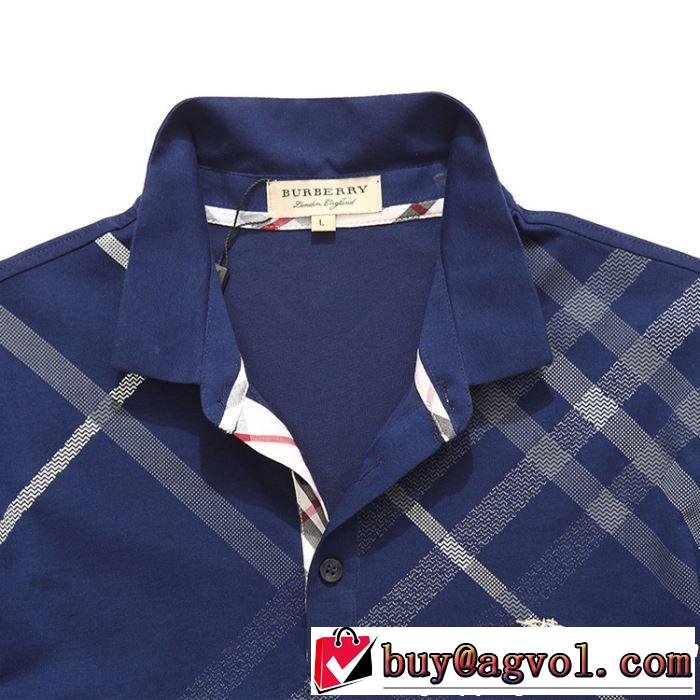 2019春夏は人気定番 オシャレ印象で人気の高い BURBERRY バーバリー  半袖Tシャツ 多色可選