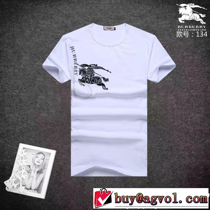 半袖Tシャツ 3色可選 2019春夏の大注目トレンド スタイリッシュに新着 BURBERRY バーバリー