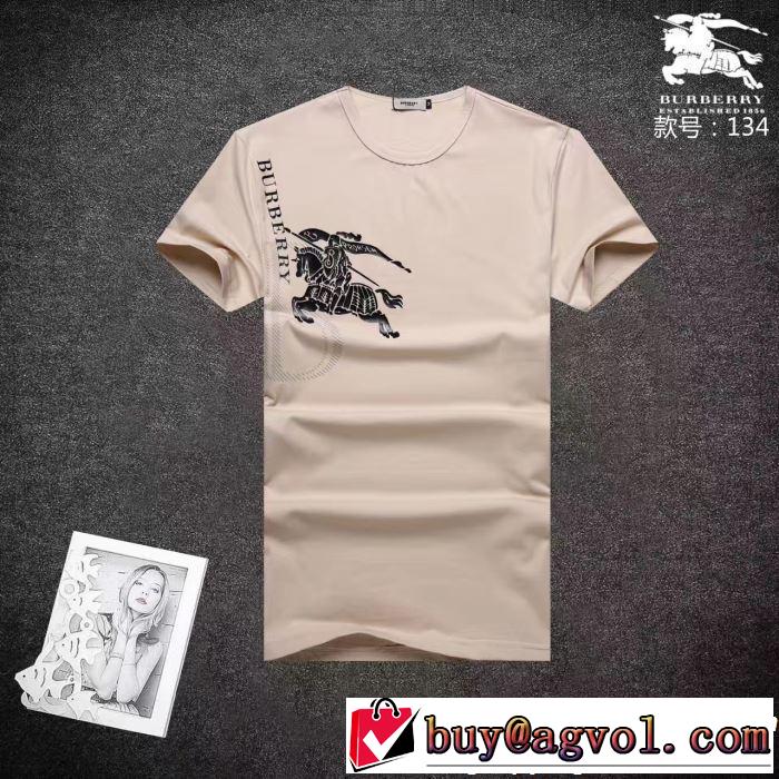 半袖Tシャツ 3色可選 2019春夏の大注目トレンド スタイリッシュに新着 BURBERRY バーバリー