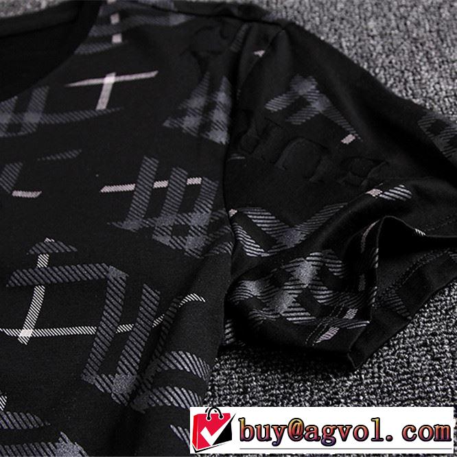 大人っぽいファション感 2019春夏も引き続き人気セール BURBERRY バーバリー  半袖Tシャツ 2色可選