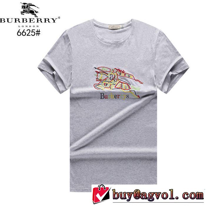 夏にぴったり限定アイテム BURBERRY バーバリー  半袖Tシャツ 4色可選 2019年最新ファッション