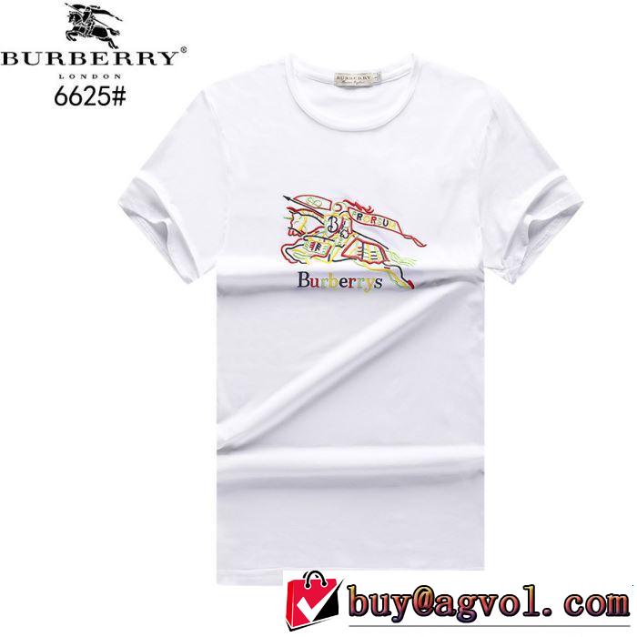 夏にぴったり限定アイテム BURBERRY バーバリー  半袖Tシャツ 4色可選 2019年最新ファッション
