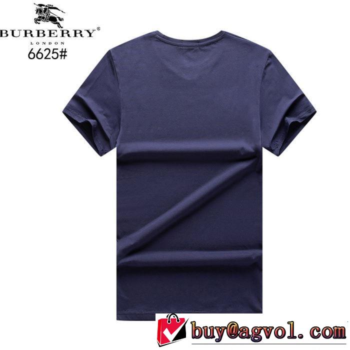 夏にぴったり限定アイテム BURBERRY バーバリー  半袖Tシャツ 4色可選 2019年最新ファッション