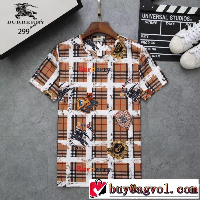 2019春夏は人気定番 夏おすすめ人気ブランドアイテム BURBERRY バーバリー 3色可選 半袖Tシャツ