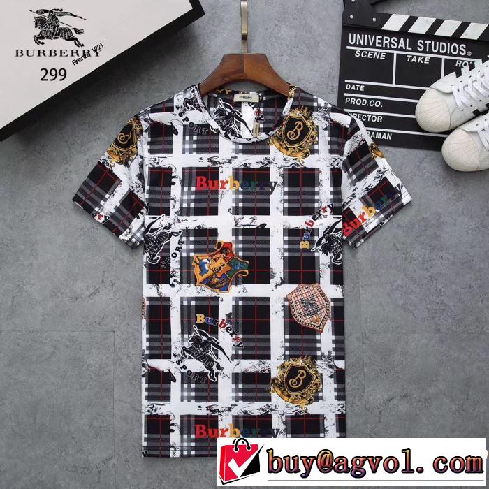 2019春夏は人気定番 夏おすすめ人気ブランドアイテム BURBERRY バーバリー 3色可選 半袖Tシャツ
