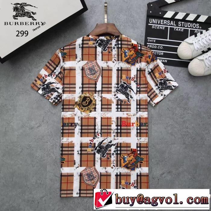 2019春夏は人気定番 夏おすすめ人気ブランドアイテム BURBERRY バーバリー 3色可選 半袖Tシャツ