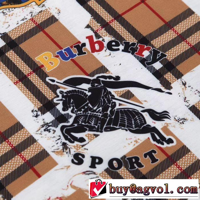 2019春夏は人気定番 夏おすすめ人気ブランドアイテム BURBERRY バーバリー 3色可選 半袖Tシャツ