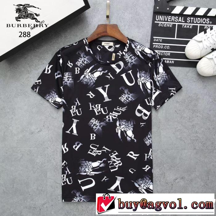 BURBERRY バーバリー  半袖Tシャツ 3色可選 【2019年】夏のファッション 今流行のストリート上品