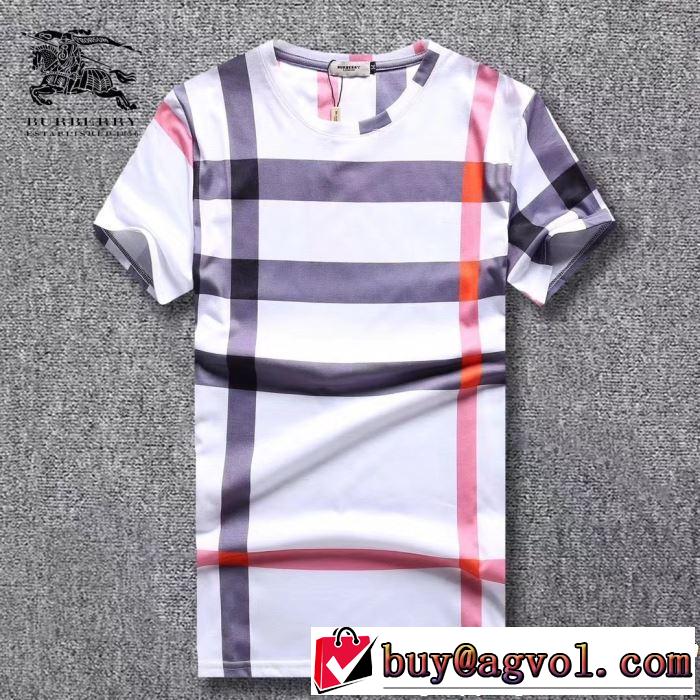 2019年春夏流行ファッション 大人可愛いスタイル BURBERRY バーバリー  半袖Tシャツ 3色可選